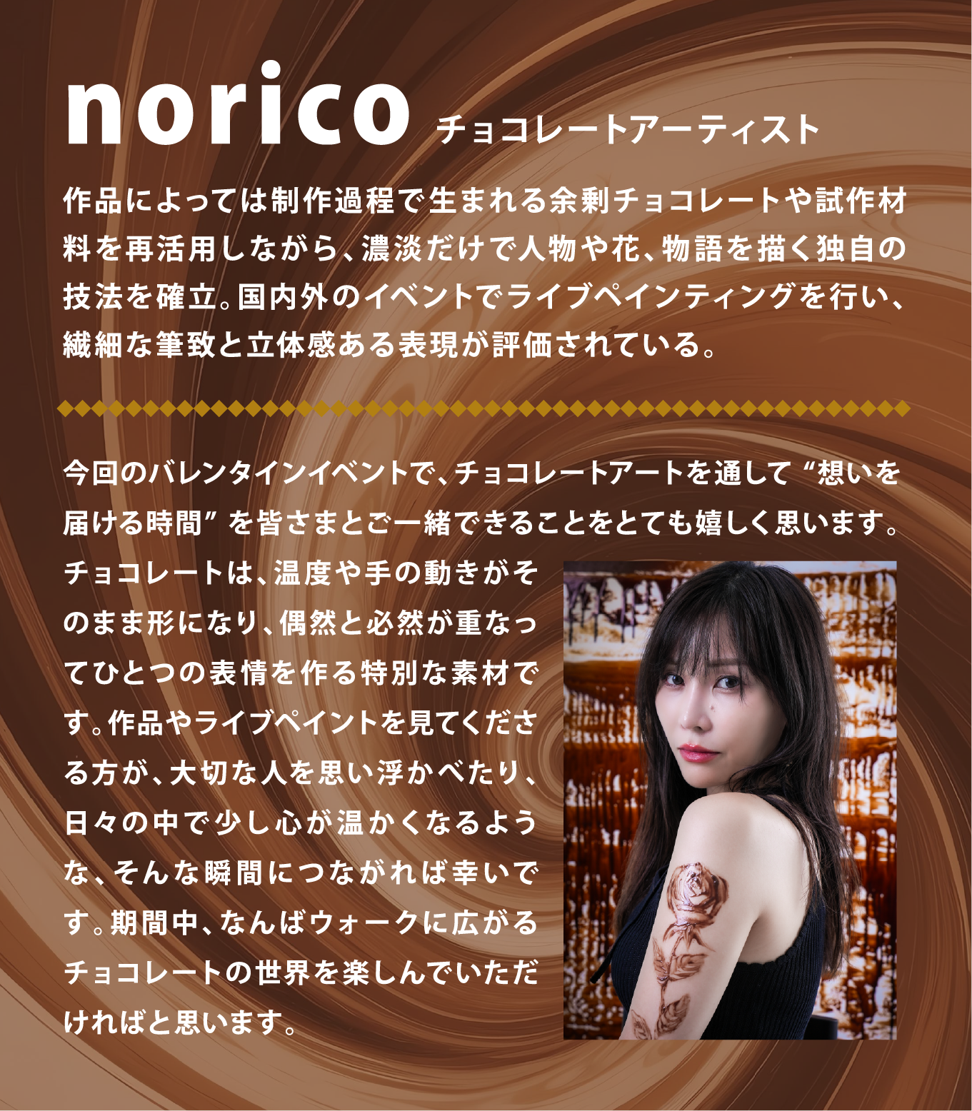 チョコレートアーティストnorico