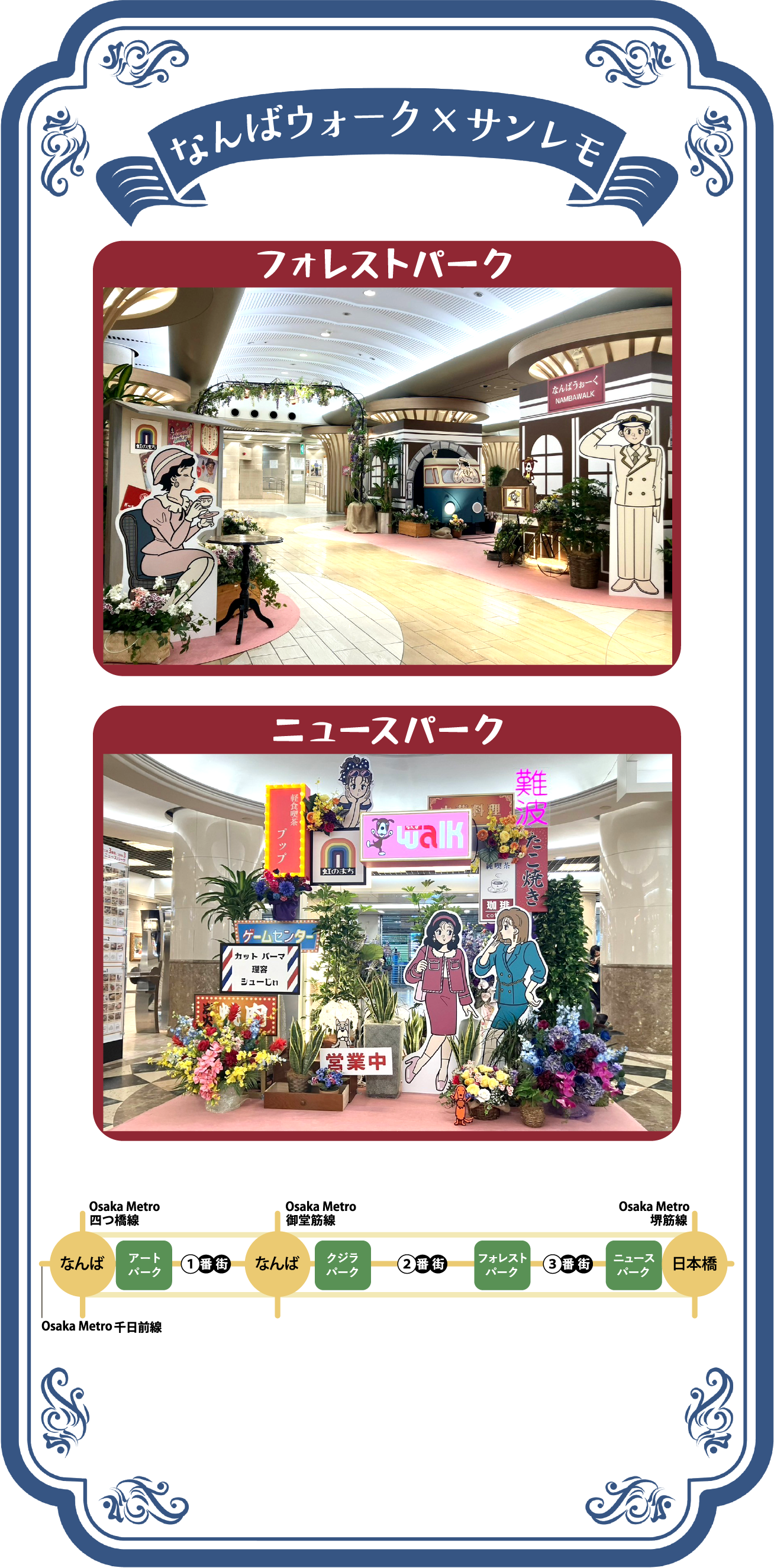 なんばウォーク×サンレモ